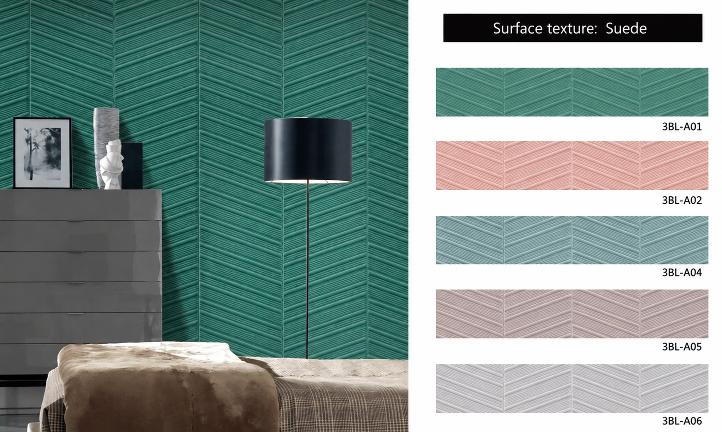 3D Space Cotton Wall Covering with Suede Texture – Wall Decor Fabric Roll