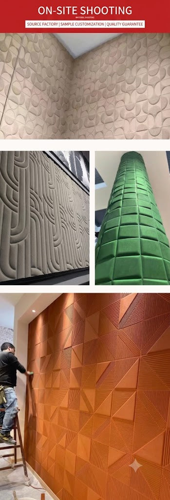 3D Space Cotton Wall Covering with Suede Texture – Wall Decor Fabric Roll